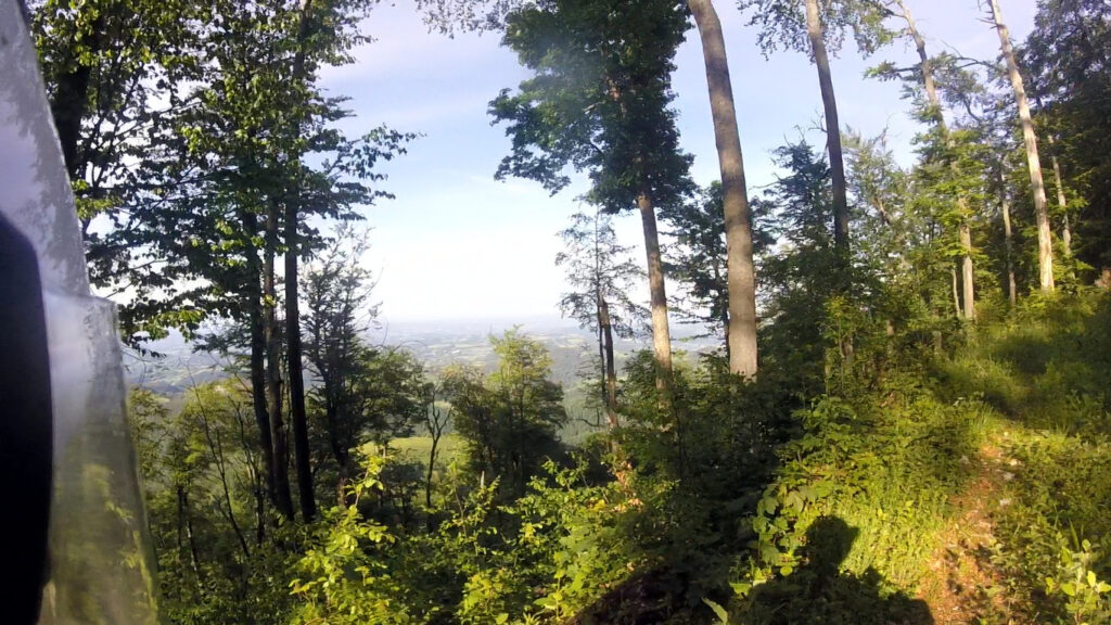 Pogled sa Medvednika na severoistok